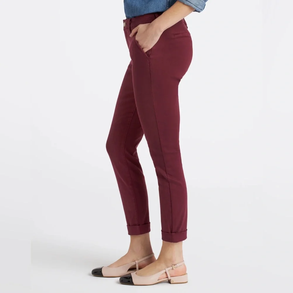 NWT Cosmic Blue Love Petite Women’s Callie Cuffed Skinny Pant 8P - Picture 2 of 5